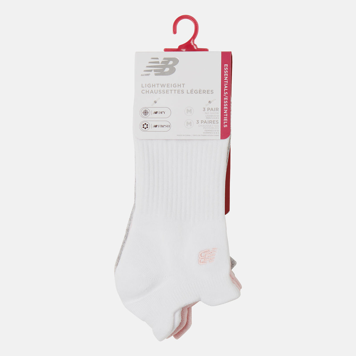 Women/Men New Balance Flat Knit Lowcut Tab Socks 3 Pack