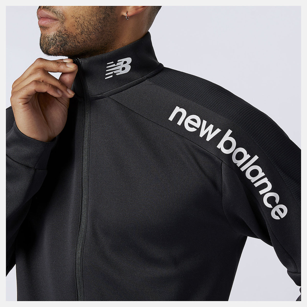 Men New Balance Tenacity Knit Jacket