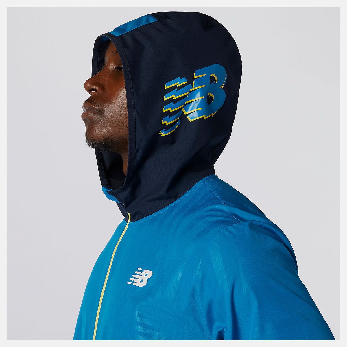 Men New Balance Printed Fast Flight Jacket