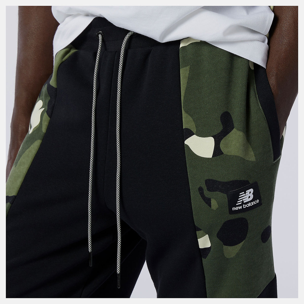 Men New Balance NB Essential Camo Sweatpant