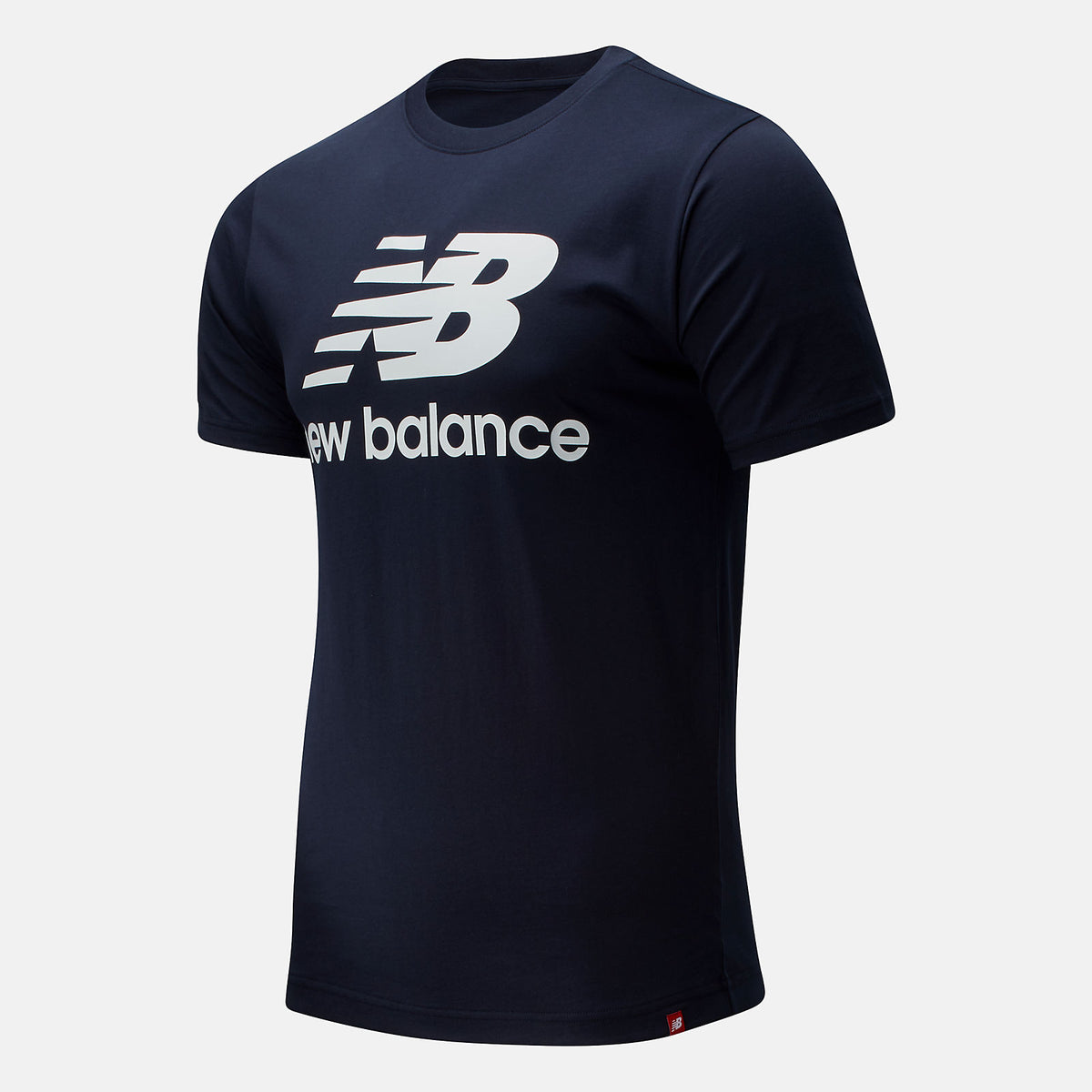 Men New Balance Essentials Stacked Logo Tee