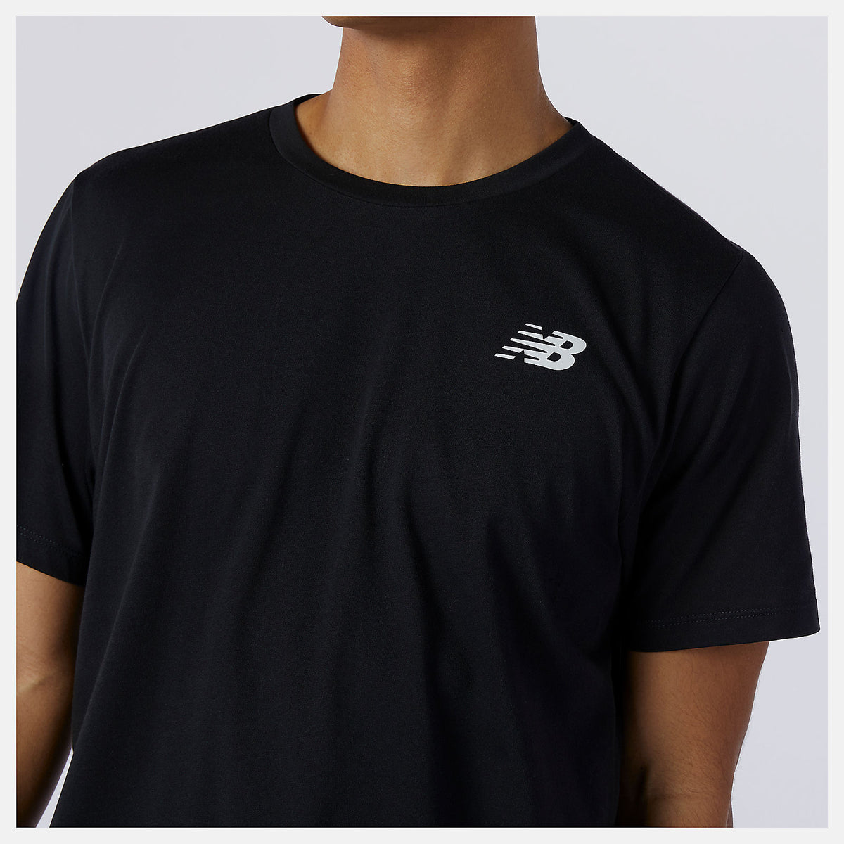 Men New Balance Heathertech Tee