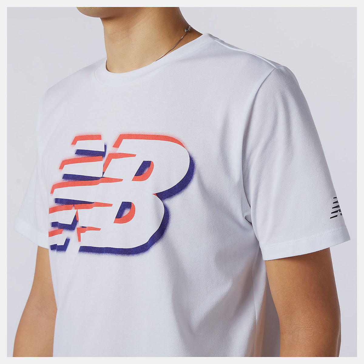 Men New Balance Graphic Heathertech Tee