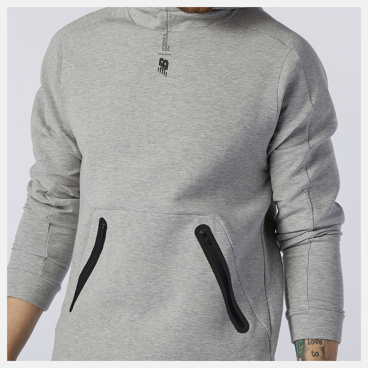 Men New Balance Fortitech Fleece Pullover