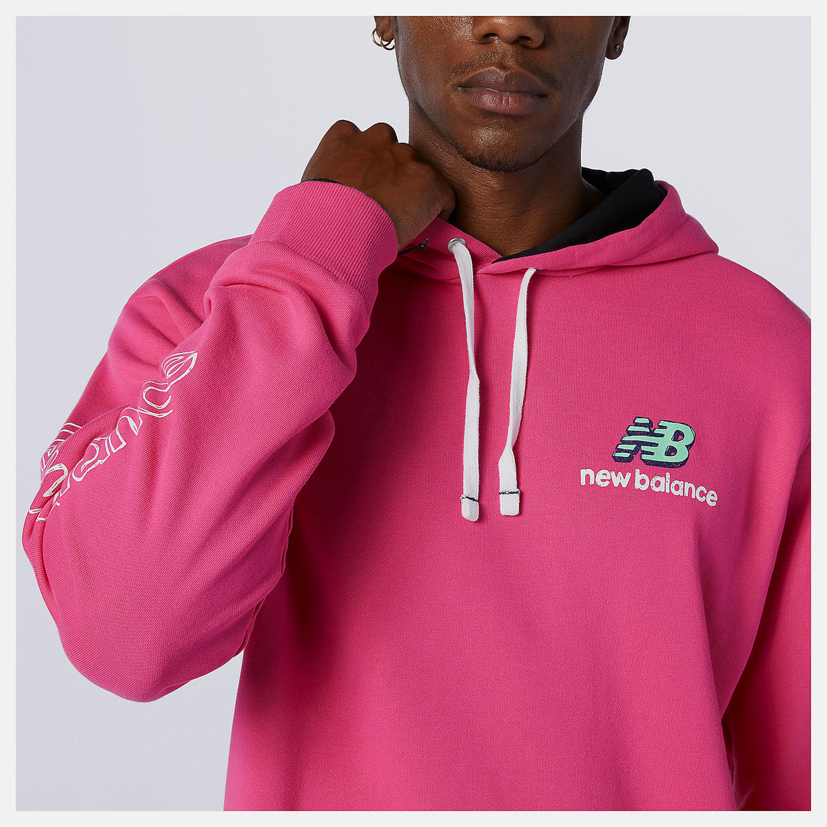 Men New Balance NB Athletics Clash Hoodie