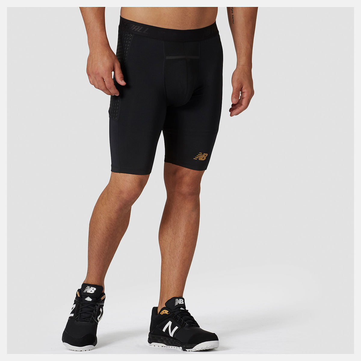 Men New Balance 4040 Compression Slider Short