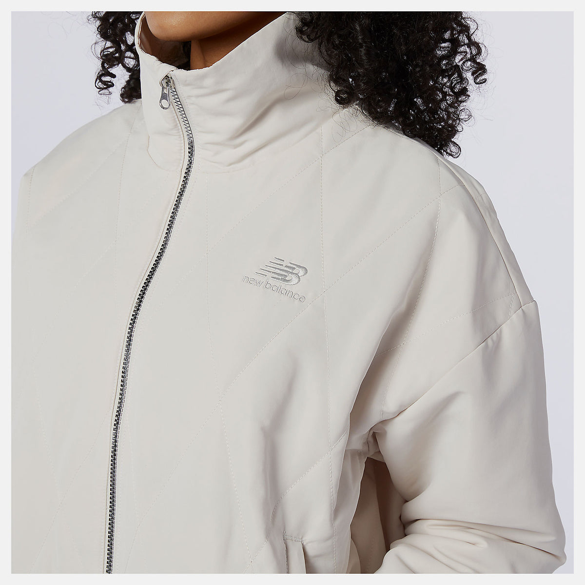Women New Balance NB Athletics Argyle Quilted Jacket