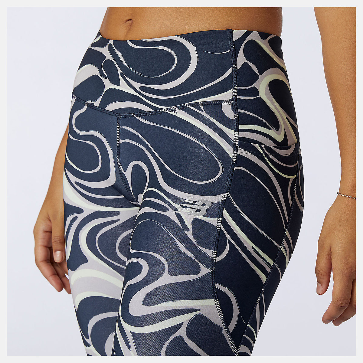 Women New Balance Printed Impact Run Tight