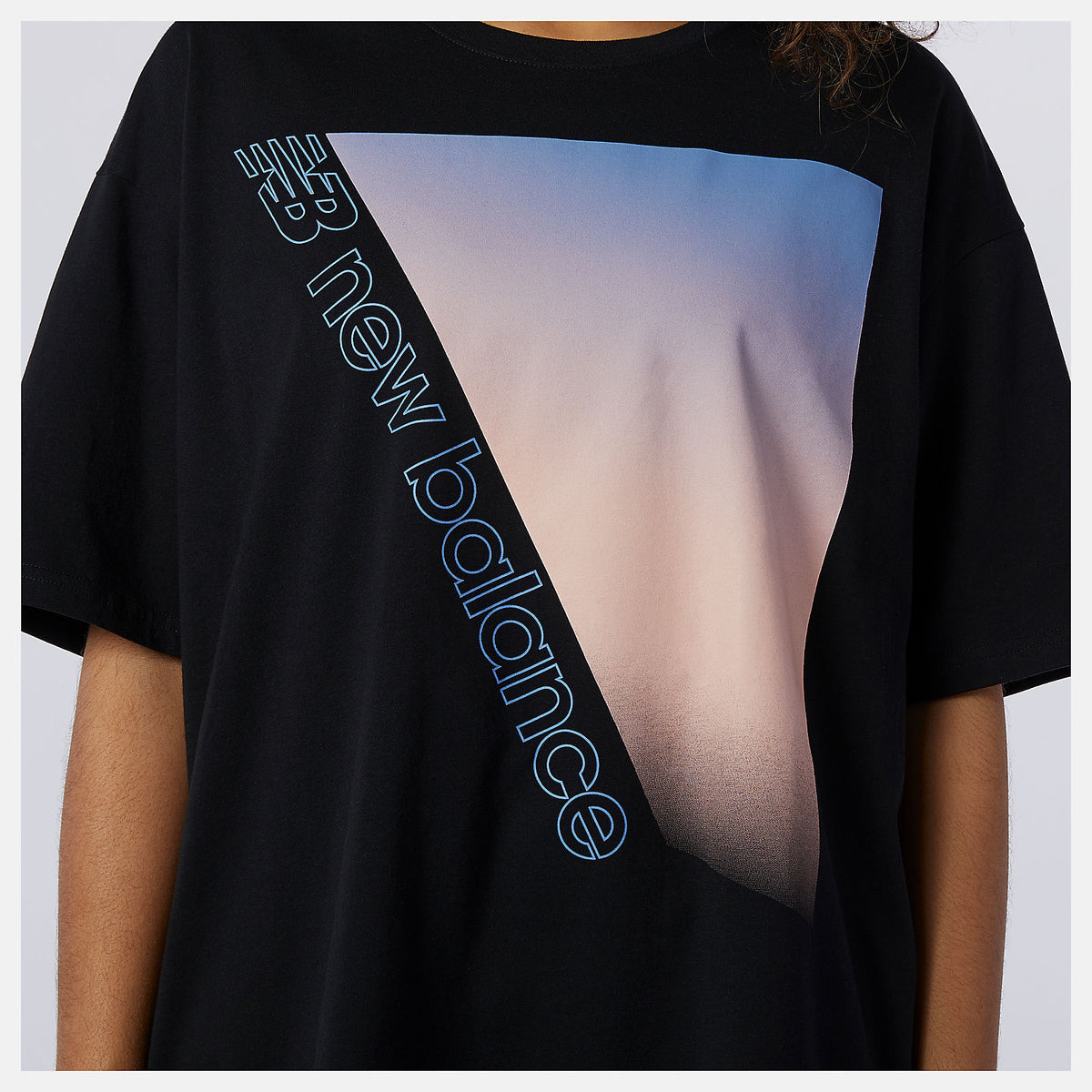 Women New Balance Sport Style Optiks Gradient Graphic Tee