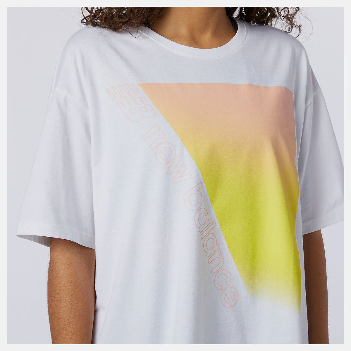 Women New Balance Sport Style Optiks Gradient Graphic Tee