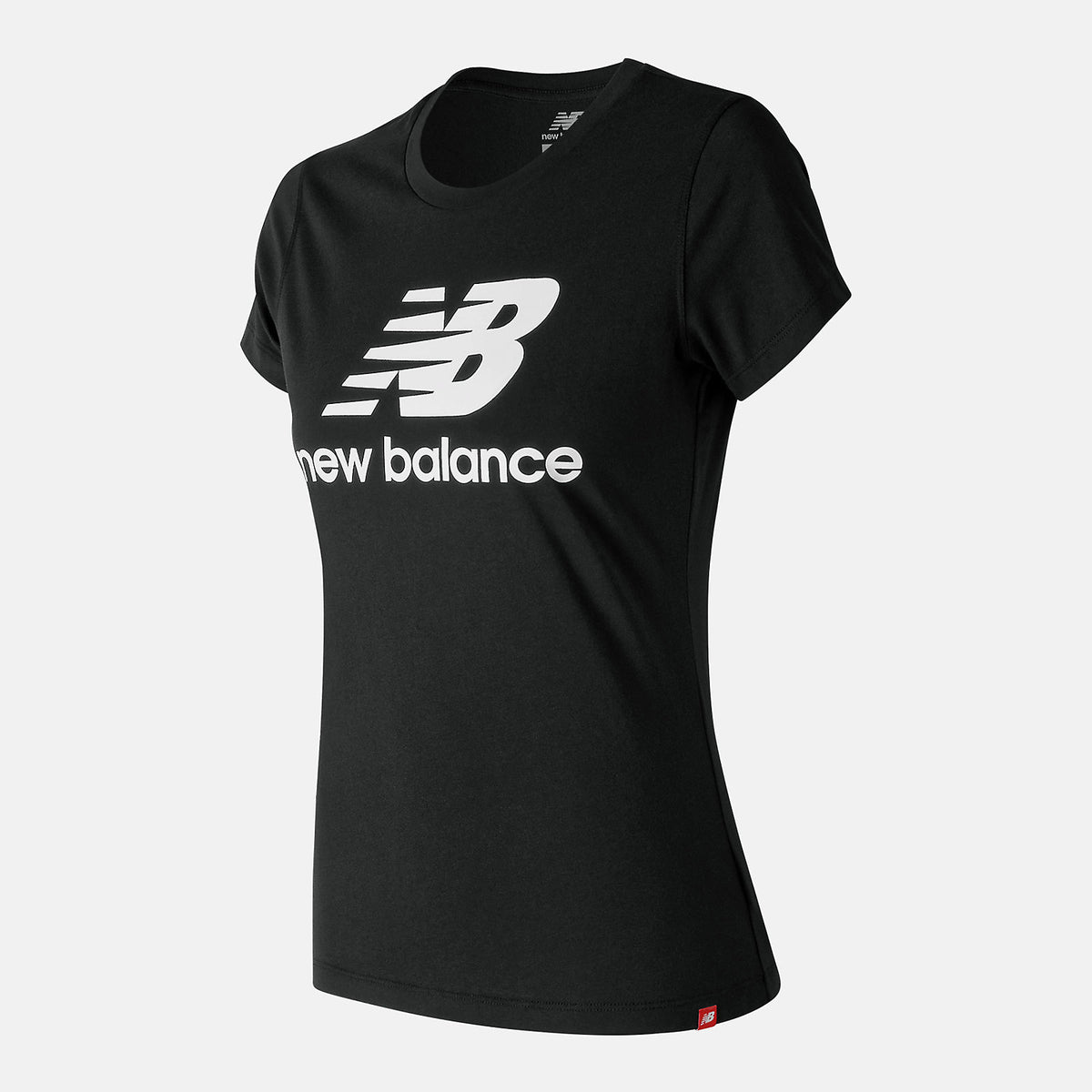 Women New Balance Essentials Stacked Logo Tee