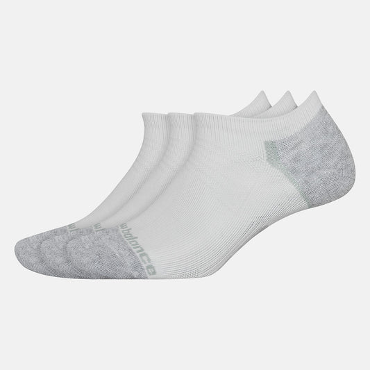 Women/Men New Balance Strategic Cushion No Show Socks 3 Pack