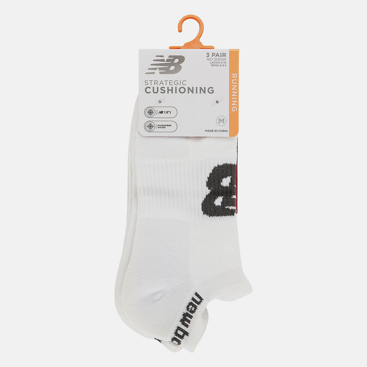 Women/Men New Balance Strategic Cushion Low-Cut Tab Socks 3 Packs