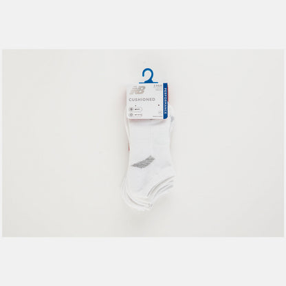 Women/Men New Balance Performance Cushion No Show Socks 3 Pack