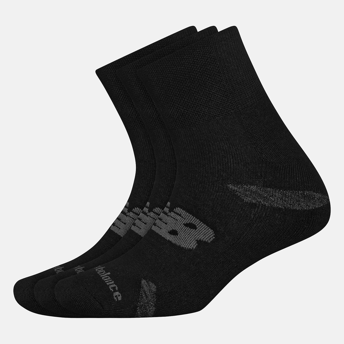 Women/Men New Balance Performance Cushion Quarter Socks 3 Pack