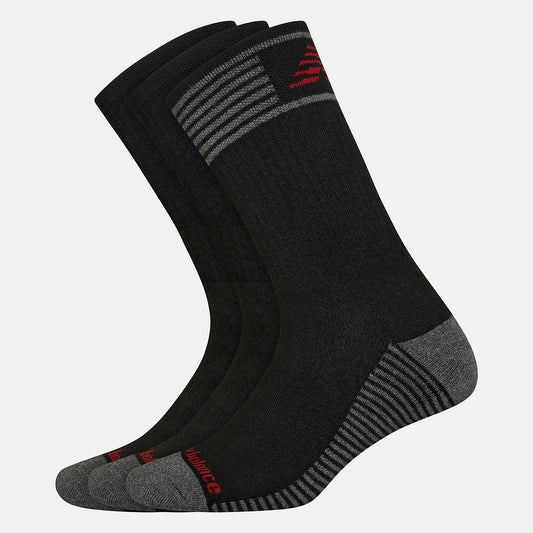 Women/Men New Balance Performance Cushion Crew Socks 3 Pack
