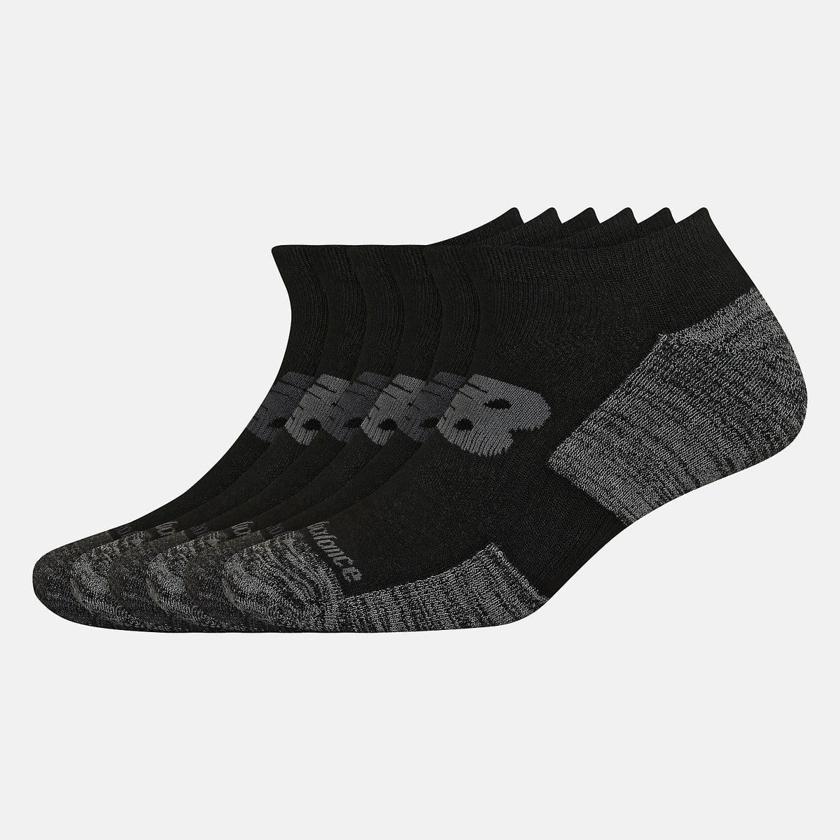 Women/Men New Balance Performance Cushion Low-Cut Socks 6 Pack