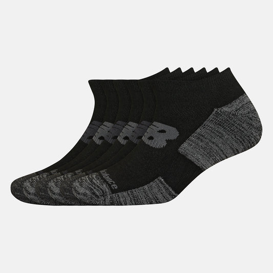 Women/Men New Balance Performance Cushion Low-Cut Socks 6 Pack