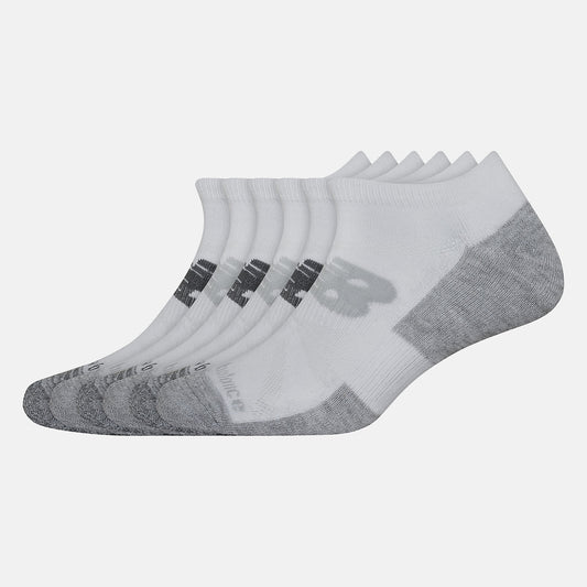 Women/Men New Balance Performance Cushion Low-Cut Socks 6 Pack