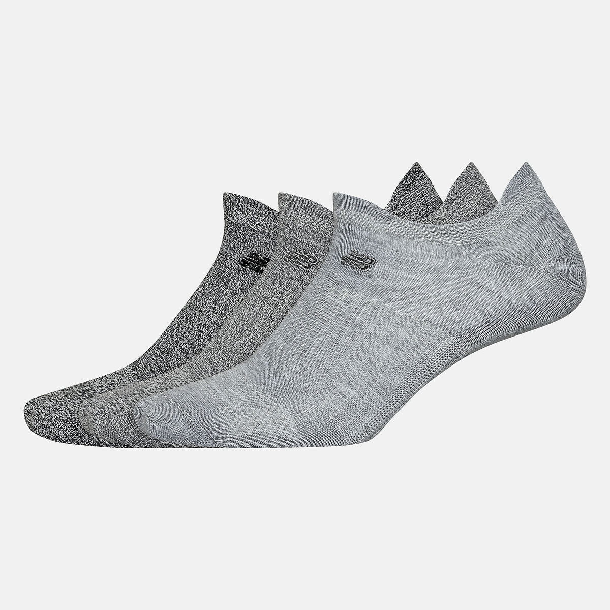 Women/Men New Balance Flat Knit Lowcut Tab Socks 3 Pack