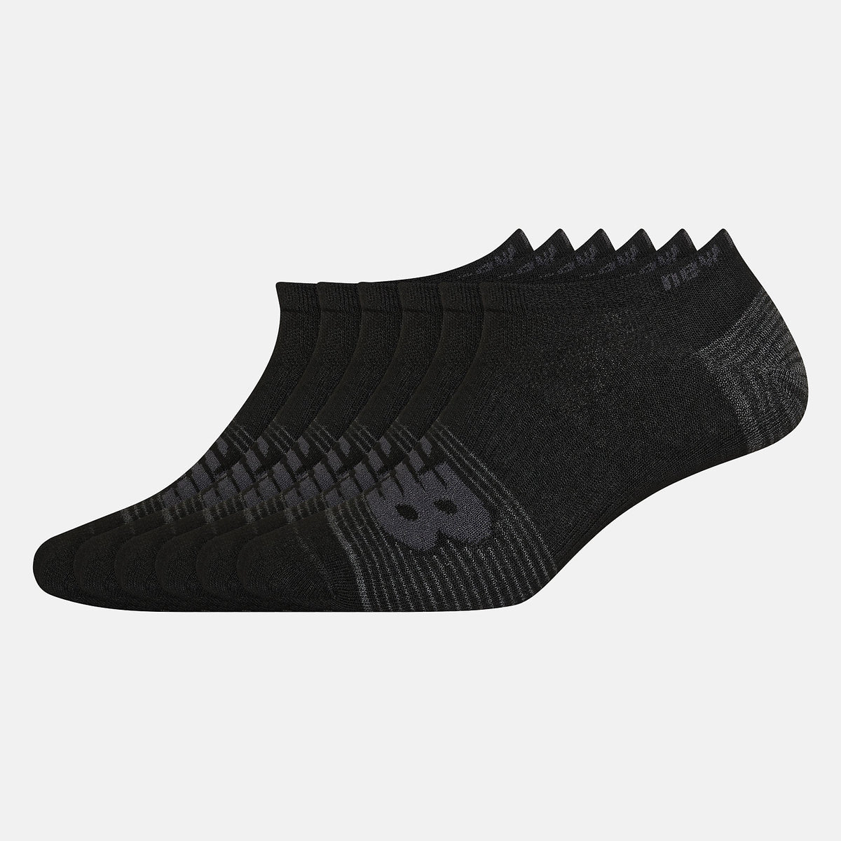 Women/Men New Balance Lightweight No Show Socks 6 Pack