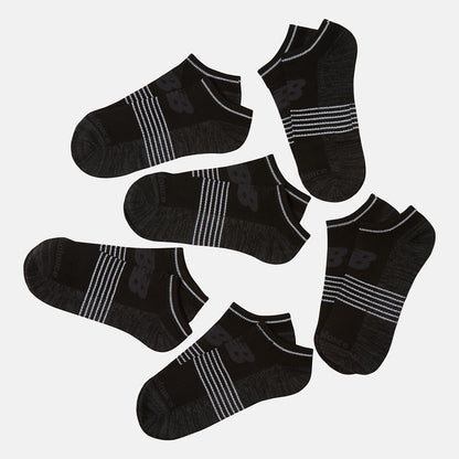 Women/Men New Balance 6 PK No Show Flatknit