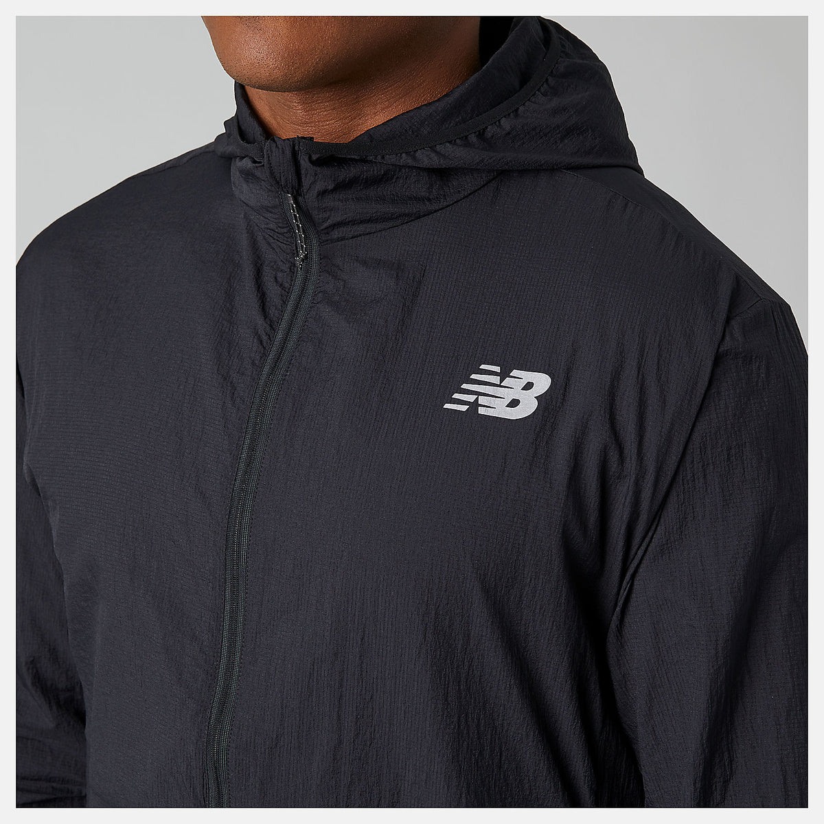 Men New Balance Impact Run Light Pack Jacket