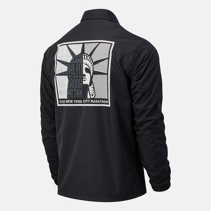 Men New Balance NYC Marathon Classic Coaches Jacket