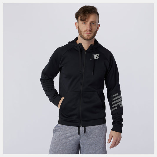 Men New Balance Tenacity Fleece Full Zip Hoodie