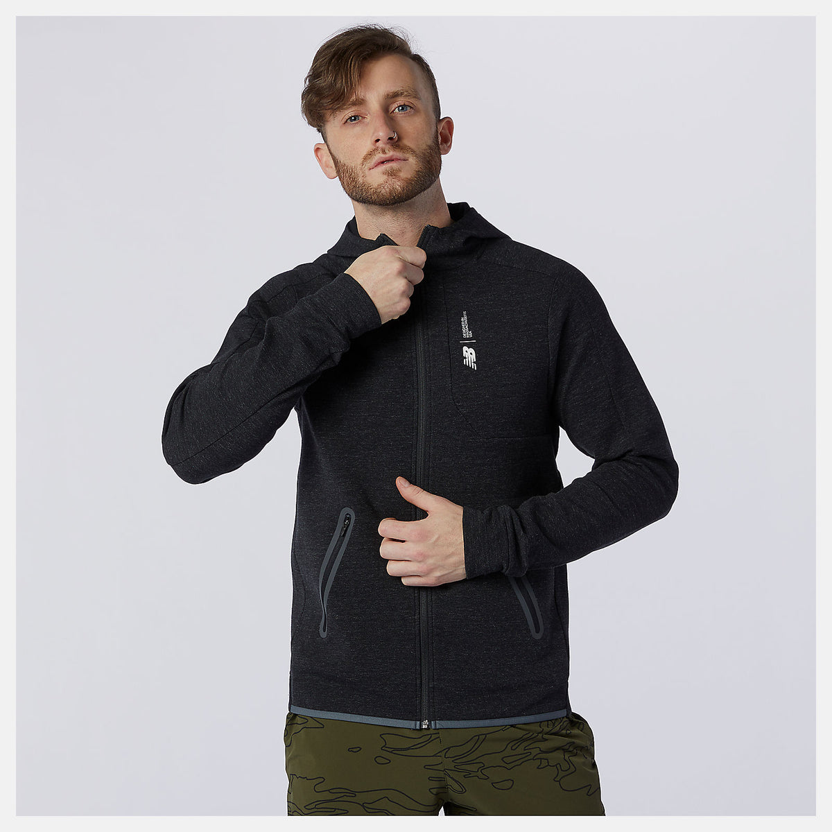 Men New Balance Fortitech Fleece Full Zip