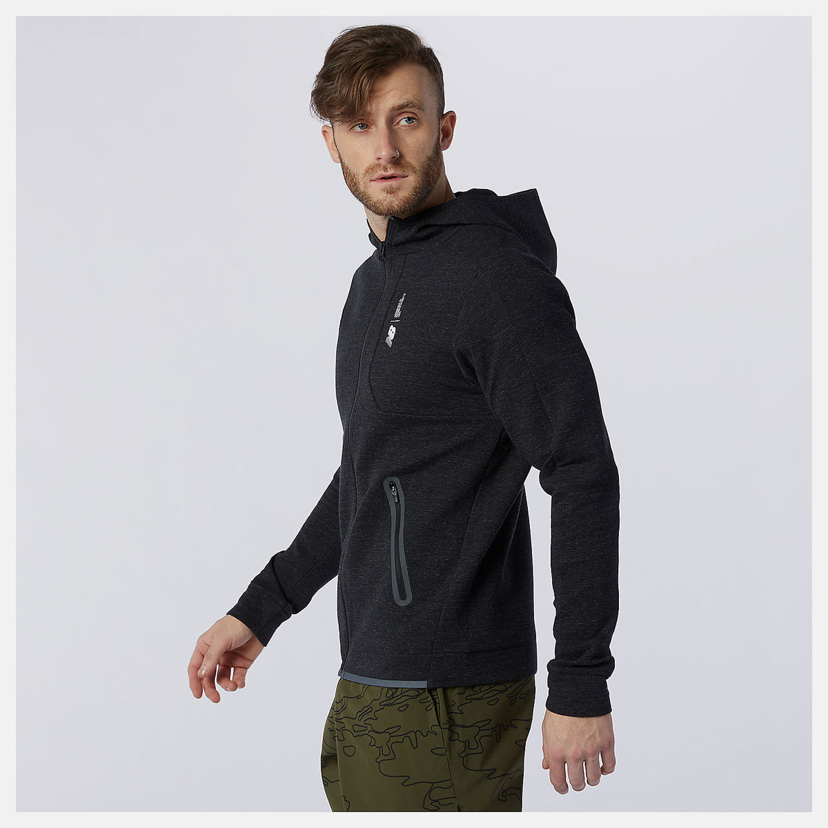 Men New Balance Fortitech Fleece Full Zip