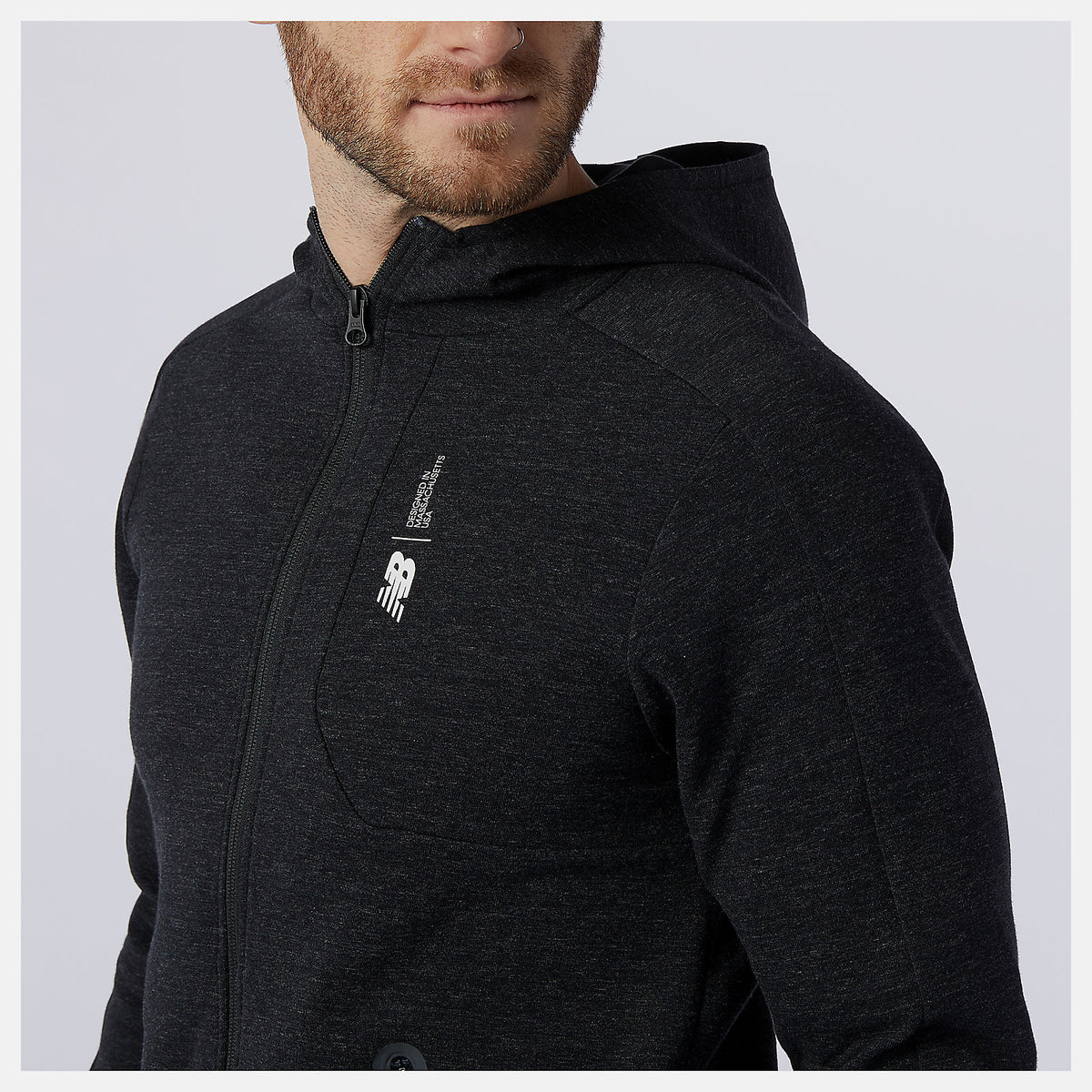 Men New Balance Fortitech Fleece Full Zip