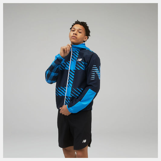 Men New Balance Printed Fast Flight Jacket