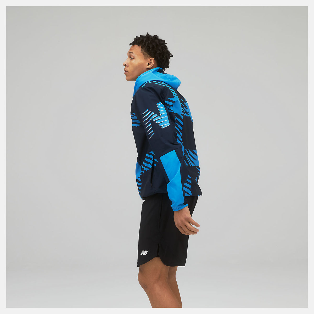Men New Balance Printed Fast Flight Jacket