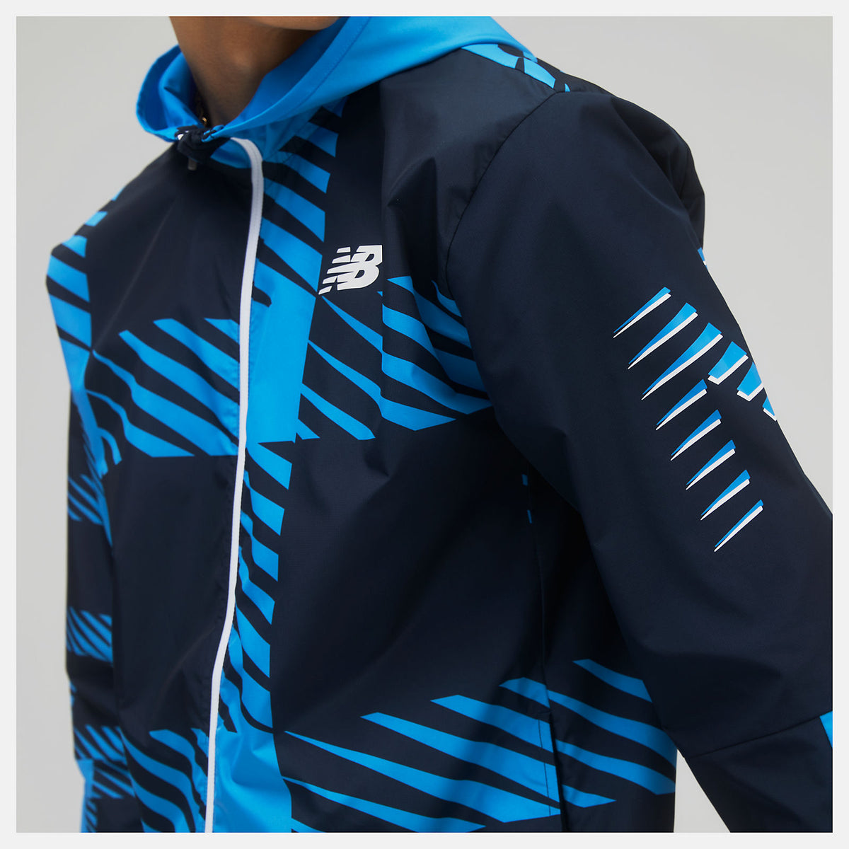 Men New Balance Printed Fast Flight Jacket