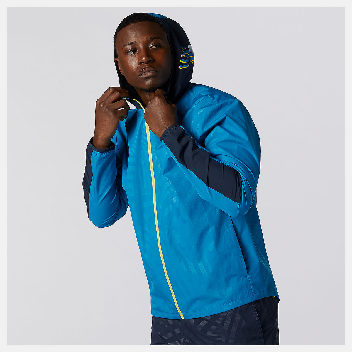 Men New Balance Printed Fast Flight Jacket