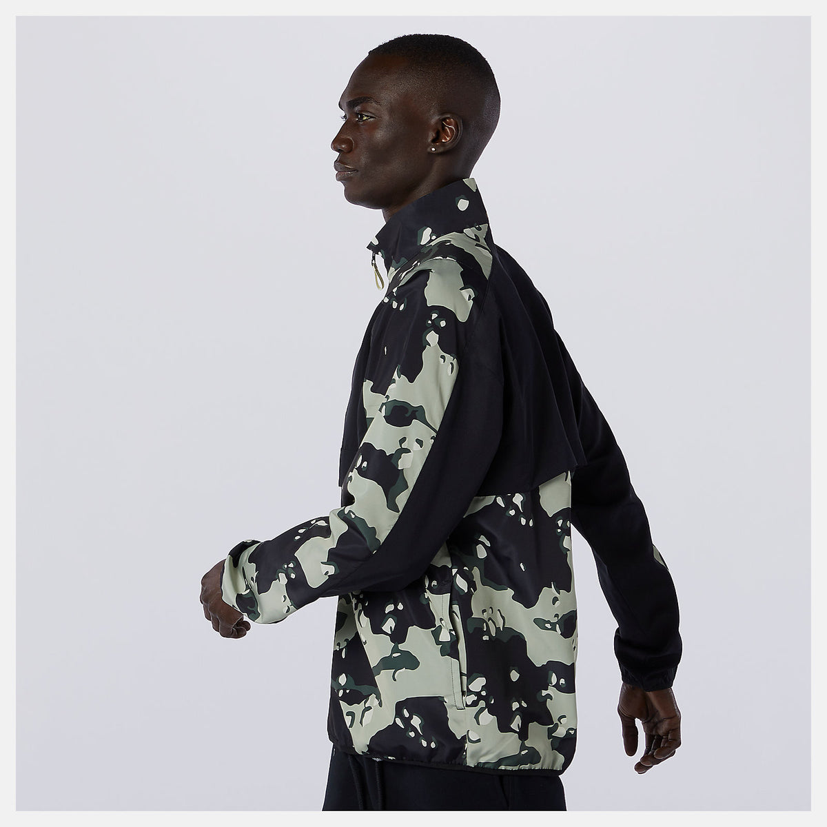 Men New Balance NB Essentials Camo Anorak