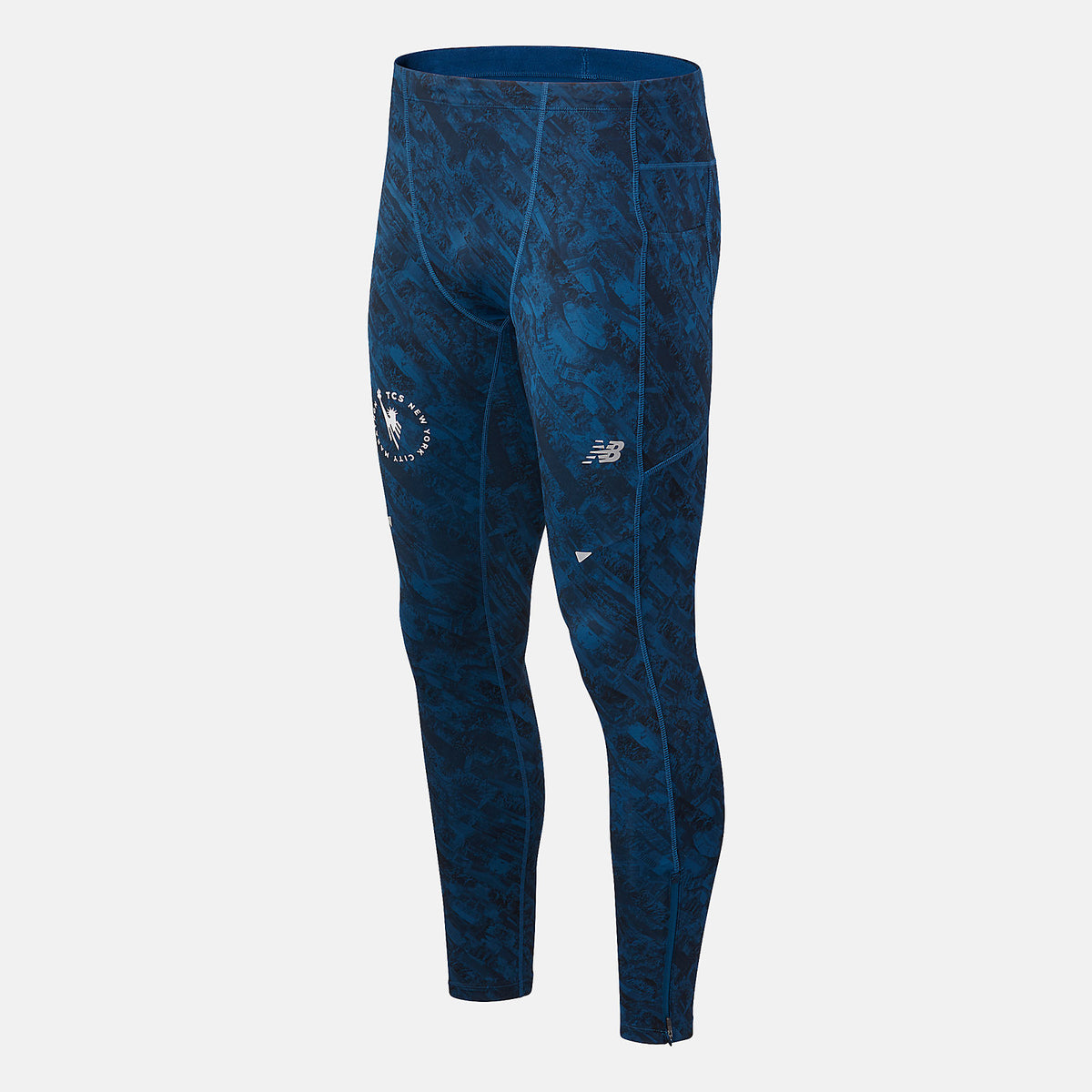 Men New Balance NYC Marathon Printed Impact Run Tight