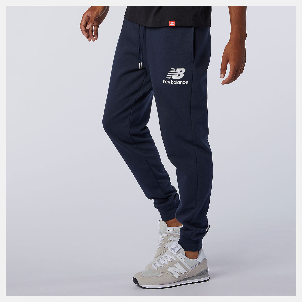 Men New Balance Essentials Stacked Logo Sweatpant