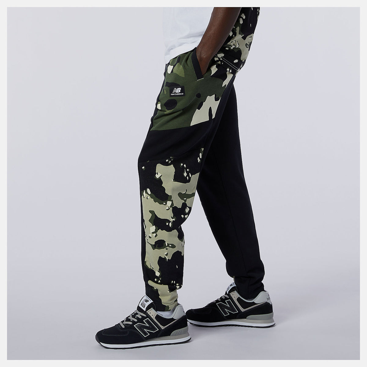 Men New Balance NB Essential Camo Sweatpant