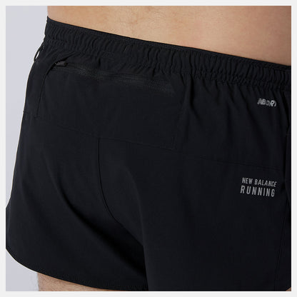 Men New Balance Impact Run 3 Inch Split Short