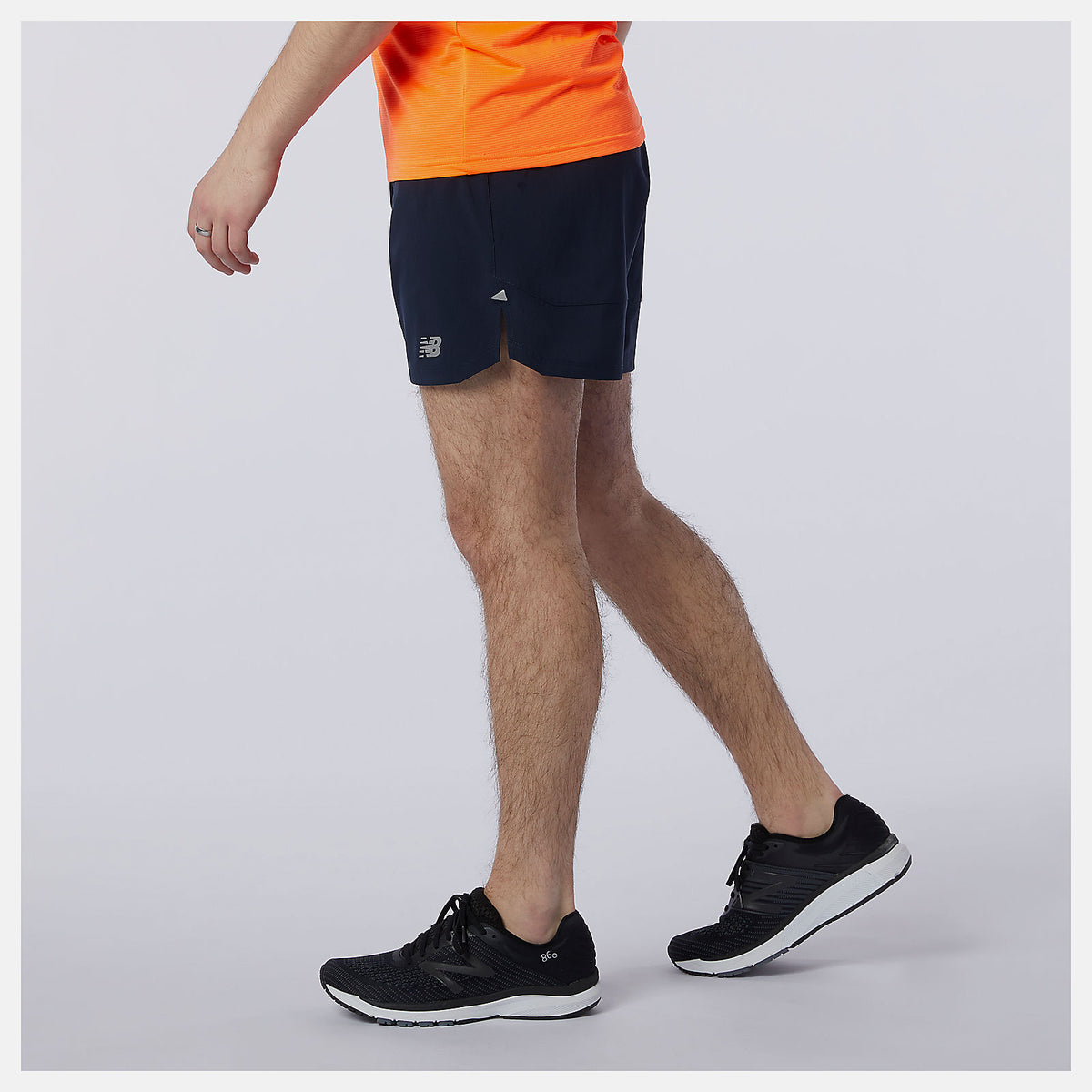 Men New Balance Impact Run 5 Inch Short