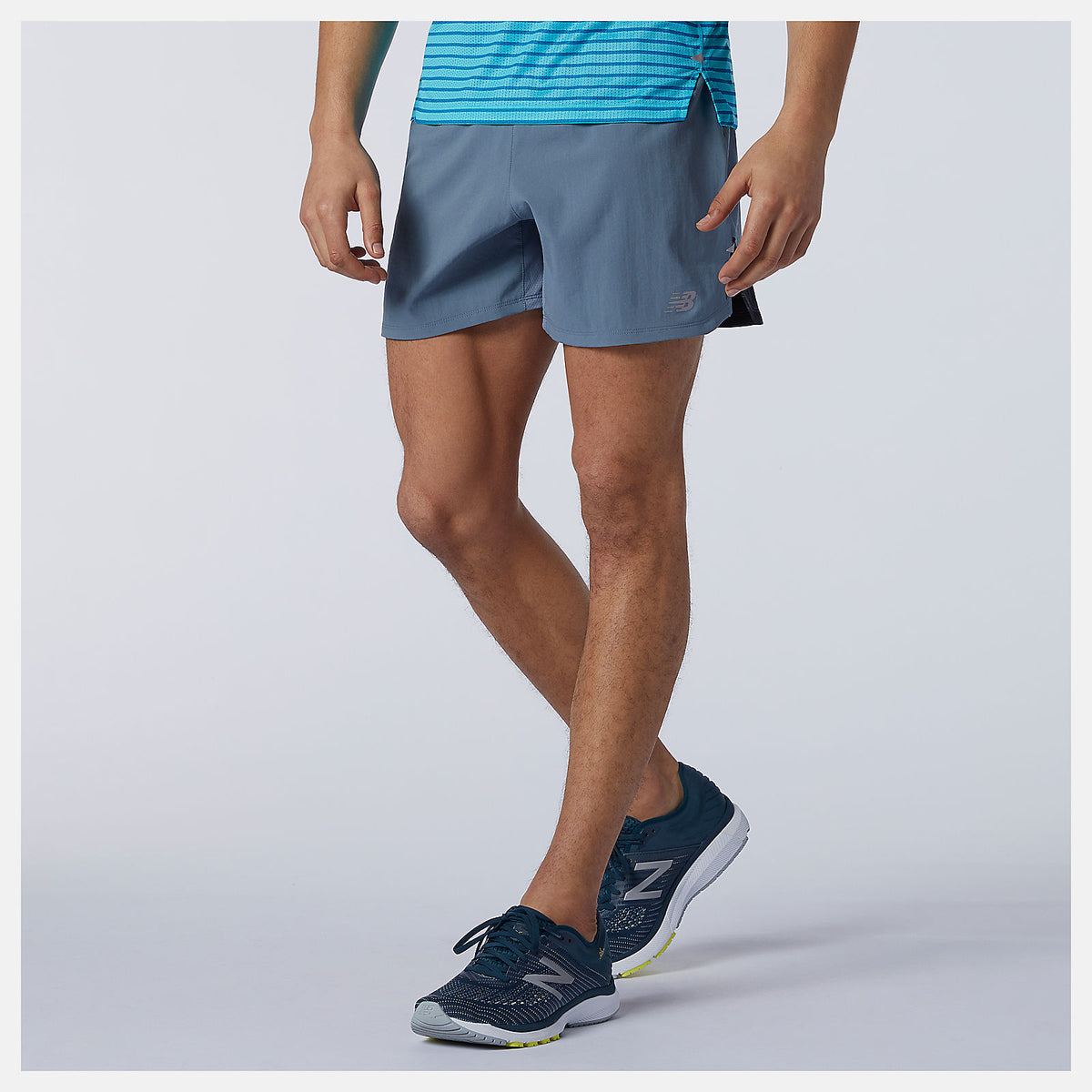 Men New Balance Impact Run 5 Inch Short
