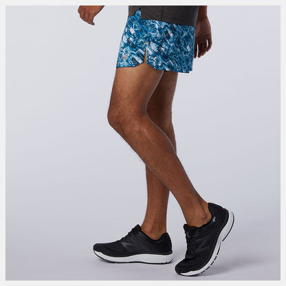 Men New Balance NYC Marathon Printed Impact Run 5 Inch Short