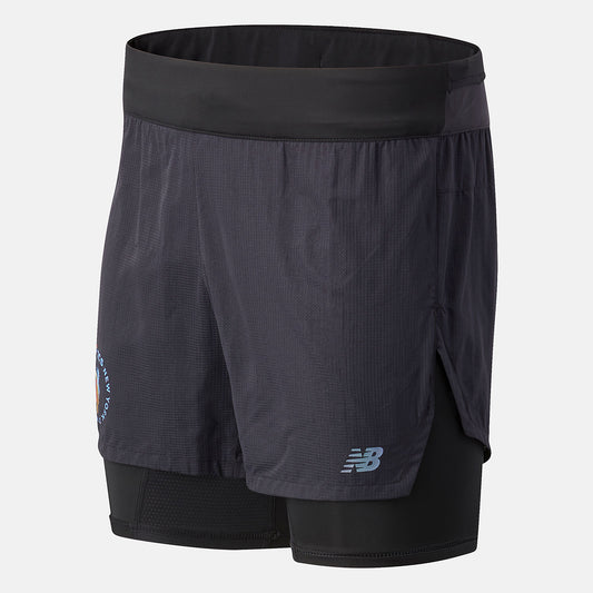 Men New Balance NYC Marathon Q Speed 5 inch 2 In 1 Short