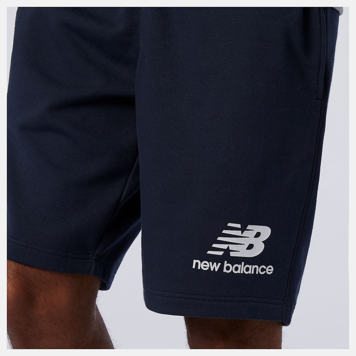 Women/Men New Balance NB Essentials Stacked Logo Short