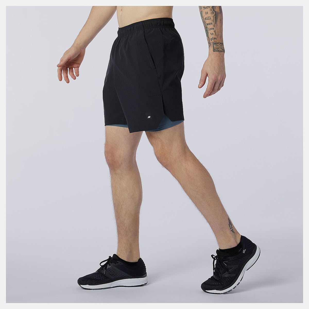 Men New Balance Fortitech 7 inch 2 In 1 Short