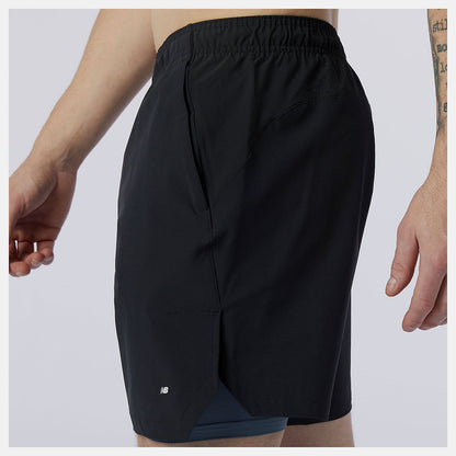 Men New Balance Fortitech 7 inch 2 In 1 Short