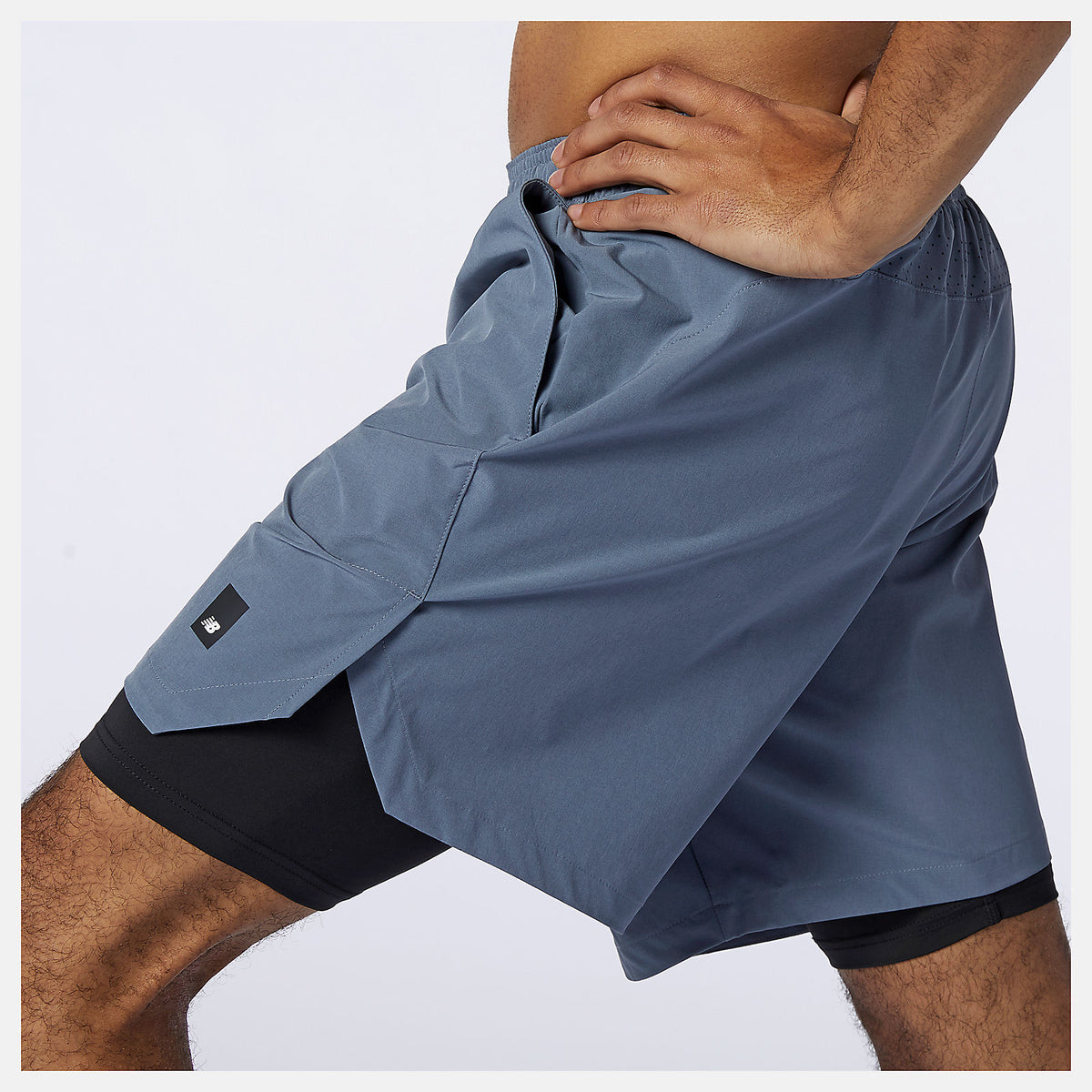 Men New Balance Fortitech 7 inch 2 In 1 Short