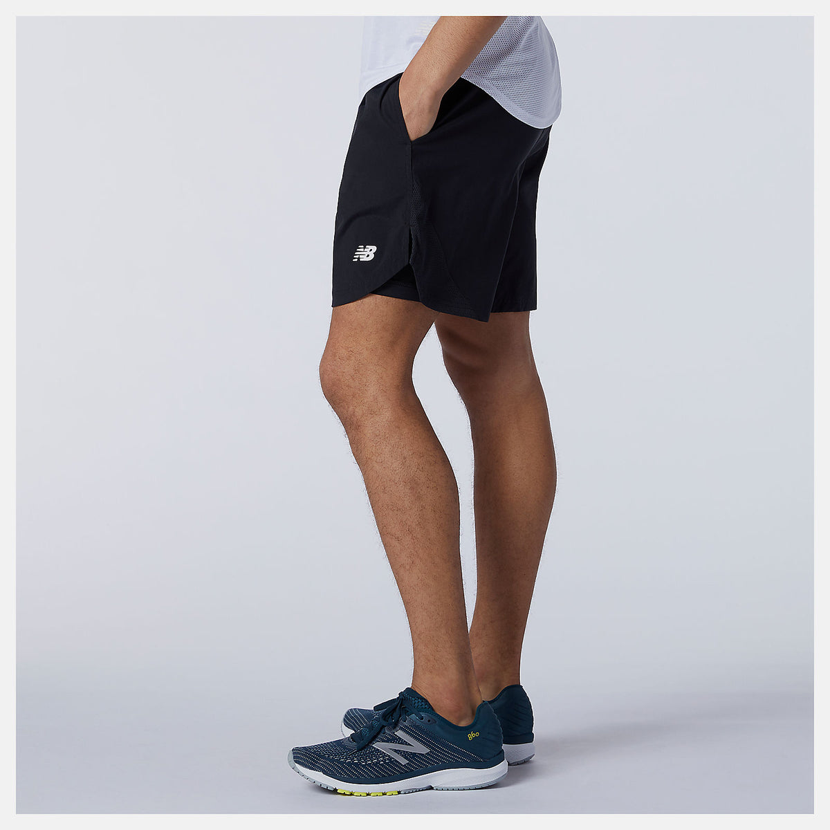 Men New Balance Fast Flight 2 in 1 7 Inch Short